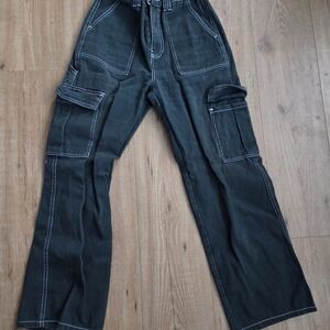 Ardene Dark Green Cargo Pants